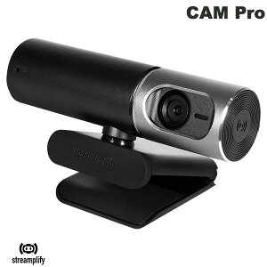 Streamplify CAM Pro Webカメラ Sony製CMOSセンサー 850万画素 4K 30FPS ブラック # CAM-PRO-4K-8M30-BK ストリームプリファイ (PCカメラ)