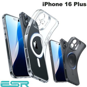 ESR iPhone 16 Plus Zero Clear Case HaloLock MagSafeΉ ^ TPUfރP[X (X}zP[XEJo[)
