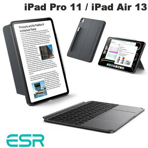 �y8��20�������\��z ESR 13�C���` iPad Air M4 (2026) / M3 (2025) / M2 (2024) / 11�C���` iPad Pro M5 (2025) / M4 (2024) SHIFT ���E���L�[�{�[�h�P�[�X �_�[�N�O���[ (�^�u���b�g�p�L�[�{�[�h�P�[�X) [ESR���K�̔��X]