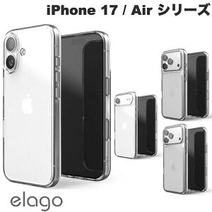 iPhone17 NAP[X  elago iPhone 17 / 17 Pro / Air / 17 Pro Max HYBRID CASE nCubhP[X Clear GS (X}zP[XEJo[) 2025