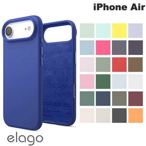 iPhoneAir �P�[�X �S25�F �V���R���P�[�X MagSafe�Ή� �����J���[ ������ ��l���킢�� elago iPhone Air MAGNETIC SILICONE CASE �}�O�l�b�g���ڃV���R���P�[�X �G���S (�X�}�z�P�[�X�E�J�o�[) 2025