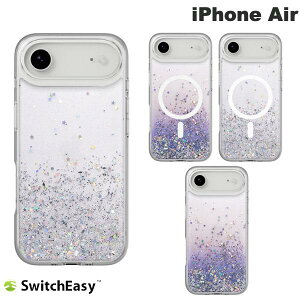 iPhoneAir Ob^[ LL SwitchEasy iPhone Air StarField ϏՌP[X XCb`C[W[ (X}zP[XEJo[) 2025