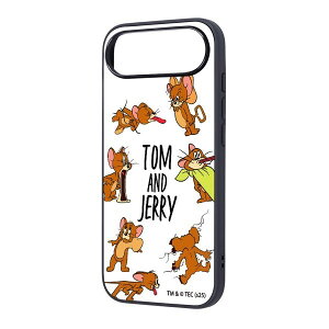 ingrem iPhone Air トムとジェリー maru 衝撃吸収 バンパー ハイブリッドケース おかしなジェリー2 # IQ-WP54K4TB/TJ11 イングレム (スマホケース・カバー) 2025