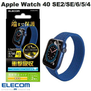 ELECOM GR Apple Watch 40mm SE 3 / 2 / 1 / Series 6 / 5 / 4 tJo[tB Ռz hw  # AW-20SFLAFPRG GR