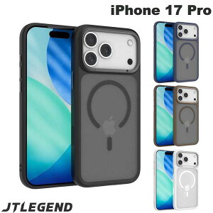 iPhone17Pro �P�[�X �V���v�� �ϏՌ� ��l������� ����h�~���H �J�����R���g���[���{�^���J�o�[�@ JTLEGEND iPhone 17 Pro Edge Solid Case-G with Camera Control Button MagSafe�Ή� �W�F�C�e�B�[���W�F���h 2025