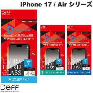 Deff iPhone 17 / 17 Pro / Air / 17 Pro Max ULTRA HARD GLASS 0.4mm fB[t (X}zptیKXtB) 2025