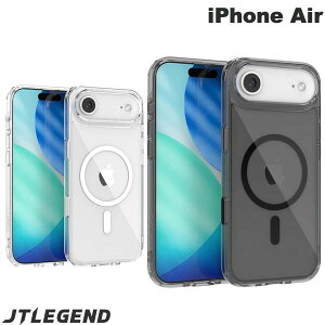 iPhoneAir �P�[�X �N���A�P�[�X ���� �J�����R���g���[���{�^���J�o�[ JTLEGEND iPhone Air Hybrid Cushion Mag Case-G with Camera Control Button MagSafe�Ή� �W�F�C�e�B�[���W�F���h (�X�}�z�P�[�X�E�J�o�[) 2025