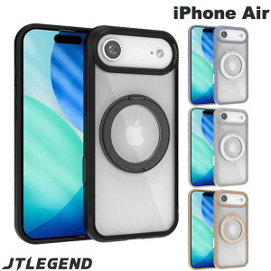 iPhoneAir �P�[�X �����O�X�^���h �����O�P�[�X �T�C�h�J���[ �J�����R���g���[���{�^���J�o�[ JTLEGEND iPhone Air Rex Mag Stand Case-G with Camera Control Button MagSafe�Ή� �W�F�C�e�B�[���W�F���h 2025