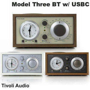 Tivoli Audio Model Three BT w/ USBC Bluetooth 5.0 CX AM/FM WIEXs[J[ AiONbNt `{I[fBI  gWI AeB[N gfUC gXs[J[