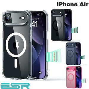 iPhoneAir P[X NAP[X  ϏՌ MagSafeΉ ̓}Olbg JRg[Jo[t ESR iPhone Air Classic Hybrid Magnetic Case Camera Control MagSafeΉ (X}zP[XEJo[) 2025