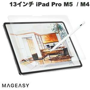 MagEasy 13�C���` iPad Pro M5 (2025) / M4 (2024) EasyPaper �t���ی�t�B���� Transparent # ME_PPFSPLKEP_TR �}�O�C�[�W�[ (�^�u���b�g�p�t���ی�K���X�t�B����)