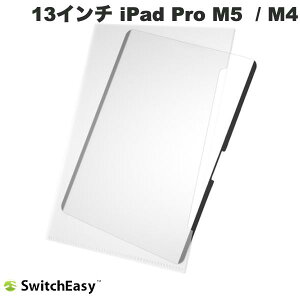 SwitchEasy 13インチ iPad Pro M5 (2025) / M4 (2024) SwitchPaper マグネット付きペーパーテクスチャーシート Transparent # SE_PPFSPLKSR_TR スイッチイージー
