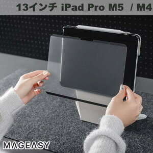 MagEasy 13C` iPad Pro M5 (2025) / M4 (2024) EasyPaper Pro (2 in 1) }Olbgty[p[eNX`[V[g ʕیtBt Transparent # ME_PPFSPLKE2_TR }OC[W[