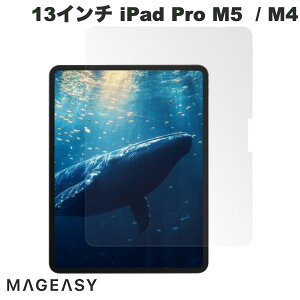 MagEasy 13�C���` iPad Pro M5 (2025) / M4 (2024) Vetro Anti Blue Light �t���ی�K���X Transparent # ME_PPFSPBGVL_TR �}�O�C�[�W�[ (�^�u���b�g�p�t���ی�K���X�t�B����)