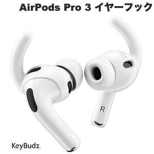 keyBudz AirPods Pro 3 EarBuddyz �C���[�t�b�N �z���C�g # KB28319APP3 �L�[�o�Y (�C���z���E�w�b�h�z���I�v�V����) �����h�~ �O��h�~ �C���[�J�o�[ �C���z���J�o�[