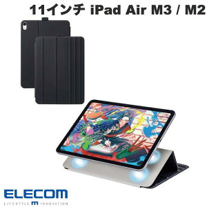 �G���R�� 11�C���` iPad Air M4 (2026) / M3 (2025) / M2 (2024) / 10.9�C���` iPad Air 5 / 4 �t���b�v�P�[�X �\�t�g���U�[ �h���[�C���O �A���O��7�i�K �X���[�v�Ή� �u���b�N # TB-A25MWVDBK �G���R�� (�^�u���b�g