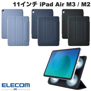 �G���R�� 11�C���` iPad Air M4 (2026) / M3 (2025) / M2 (2024) / 10.9�C���` iPad Air 5 / 4 �t���b�v�P�[�X �����^ �\�t�g���U�[ �}�O�l�b�g���� �X���[�v�Ή� (�^�u���b�g�J�o�[�E�P�[�X)