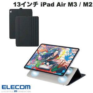 �G���R�� 13�C���` iPad Air M4 (2026) / M3 (2025) / M2 (2024) �t���b�v�P�[�X �\�t�g���U�[ �h���[�C���O �A���O��8�i�K �X���[�v�Ή� �u���b�N # TB-A25XWVDBK �G���R�� (�^�u���b�g�p�L�[�{�[�h�P�[�X)