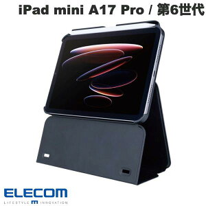 �G���R�� iPad mini A17 Pro (��7����) / ��6���� �t���b�v�P�[�X �\�t�g���U�[ ���i�K�������� �u���b�N # TB-A25SWVH2BK �G���R�� (�^�u���b�g�J�o�[�E�P�[�X)
