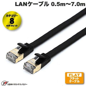 JTT Cat8 �t���b�gLAN�P�[�u�� �u���b�N (LAN�P�[�u��) 0.5m / 1m / 2m / 3m / 5m / 7m