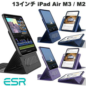 iPad Air 13�C���` �P�[�X ������ �X�^���h �c�u�� ���u�� ESR 13�C���` iPad Air M3 (2025) / M2 (2024) Shift Magnetic �}�O�l�b�g�J�o�[�P�[�X (�^�u���b�g�J�o�[�E�P�[�X) �y���z���_�[�t�� �I�[�g�X���[�v