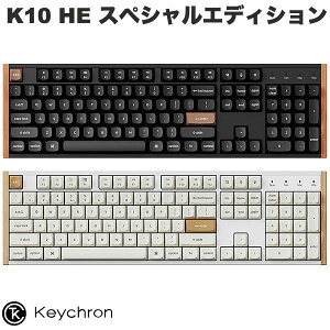 Keychron K10 HE �X�y�V�����G�f�B�V���� QMK Mac�p��z�� �L�� / Bluetooth 5.1 / 2.4GHz ���C�����X���Ή� �t���T�C�Y �z�b�g�X���b�v Gateron �_�u�����[���E�}�O�l�e�B�b�N�X�C�b�` Nebula RGB���C�g �J�X