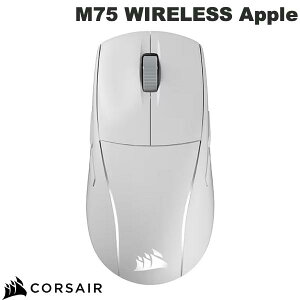 Corsair M75 WIRELESS �y�� Bluetooth / 2.4GHz ���C�����X RGB Apple �Q�[�~���O�}�E�X FROST WHT-RGB # CHR-931D01F-AP �R���Z�A (�}�E�X) �z���C�g ��