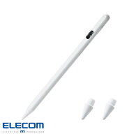 エレコム タッチペン 充電式 iPad専用 デジタルインジケーター パームリジェクション対応 傾き検知 磁気…