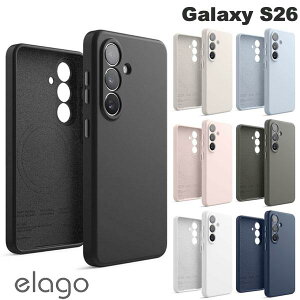 Galaxy S26 �P�[�X �u���b�N �V���R���P�[�X �}�O�l�b�g elago Galaxy S26 MAGNETIC SILICONE CASE �}�O�l�b�g���� �V���R���P�[�X �G���S (�A���h���C�h�X�}�z�P�[�X�E�J�o�[)