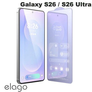 Galaxy S26 �ی�t�B���� �K���X�t�B���� elago Galaxy S26 / S26 Ultra TEMPERED GLASS PROTECTOR �t���ی�K���X (1������) Clear �G���S (�A���h���C�h�X�}�z�p�t���ی�t�B����)