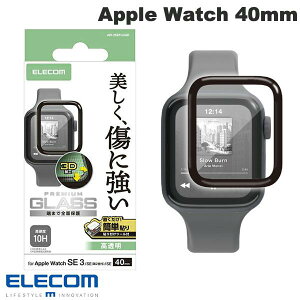 �G���R�� Apple Watch 40mm SE 3 / 2 / 1 / Series 6 / 5 / 4 �t���J�o�[�K���X�t�B���� ������ �w��h�~ �\�t�c�[���t # AW-25EFLGGR �G���R�� (�A�b�v���E�H�b�`�p�ی�t�B����)