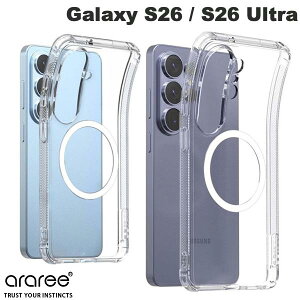 Galaxy S26 �P�[�X �N���A�P�[�X ���� S26Ultra �E���g�� �P�[�X araree Galaxy S26 / Galaxy S26 Ultra Flexield M MagSafe�Ή� �\�t�g�N���A�P�[�X �N���A �A�����[ (�A���h���C�h�X�}�z�P�[�X�E�J�o�[)
