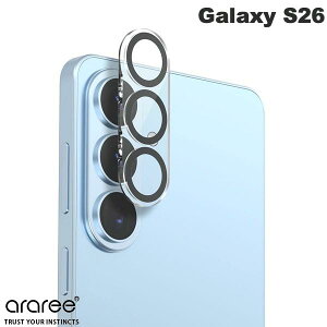 Galaxy S26 �����Y�J�o�[ �����Y�ی� araree Galaxy S26 / S26 Plus CORE CM �J������p�����K���X�t�B���� # AR28390S26 �A�����[ (�A���h���C�h�X�}�z�p�t���ی�t�B����)