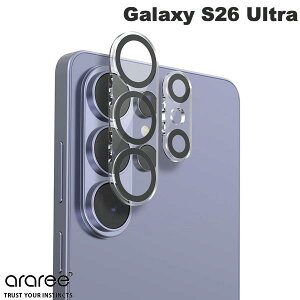 Galaxy S26Ultra �E���g�� �����Y�J�o�[ �����Y�ی� araree Galaxy S26 Ultra CORE CM �J������p�����K���X�t�B���� # AR28391S26U �A�����[ (�A���h���C�h�X�}�z�p�t���ی�t�B����)