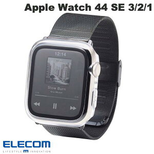 �G���R�� Apple Watch 44mm SE 3 / 2 / 1 �t���J�o�[�P�[�X �v���~�A���K���X ������ �N���A # AW-25DFCGCR �G���R�� (�A�b�v���E�H�b�`�P�[�X �J�o�[)