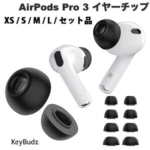 keyBudz AirPods Pro 3 HYPERFOAM Comfort �C���[�`�b�v �L�[�o�Y (�C���[�`�b�v) �C���[�s�[�X �����h�~ �������[�t�H�[��