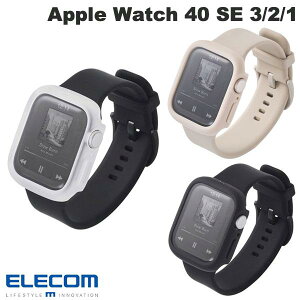 �G���R�� Apple Watch 40mm SE 3 / 2 / 1 �t���J�o�[�P�[�X TOUGH SLIM �v���~�A���K���X ������ (�A�b�v���E�H�b�`�P�[�X �J�o�[)