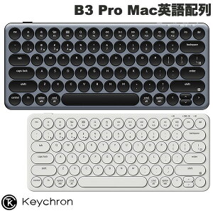 Keychron B3 Pro Mac�p��z�� �L�� / Bluetooth 5.2 / 2.4GHz ���C�����X ���Ή� �e���L�[���X �V�U�[�X�C�b�` �E���g���X���� ���C�����X�L�[�{�[�h �L�[�N���� (�L�[�{�[�h) �L�[�{�[�h�J�o�[�t�� [B1B6]