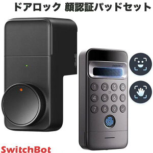 SwitchBot �h�A���b�NPro ��F�؃p�b�h Pro�Z�b�g �u���b�N # W3500005 �X�C�b�`�{�b�g (�Z�L�����e�B)