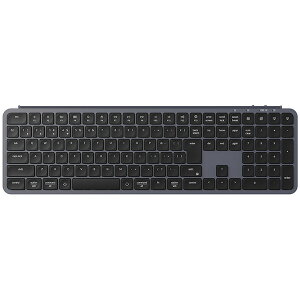 Keychron B6 Pro Mac���{��z�� �J�i�Ȃ� �L�� / Bluetooth 5.2 / 2.4GHz ���C�����X ���Ή� �t���T�C�Y �V�U�[�X�C�b�` �E���g���X���� ���C�����X�L�[�{�[�h �X�y�[�X�O���[ # B6P-K1Z-JIS �L�[�N���� (�L�[