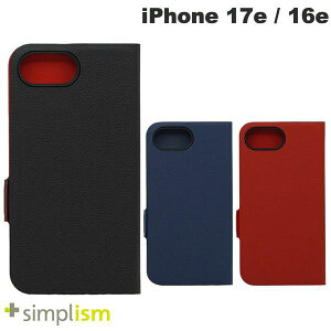�g���j�e�B Simplism iPhone 17e / 16e [Smart FlipNote] ���^�X�}�[�g�t���b�v�m�[�g�P�[�X �V���v���Y�� (�X�}�z�P�[�X�E�J�o�[)