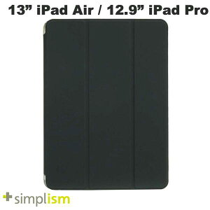 �g���j�e�B Simplism 13�C���` iPad Air M4 (2026) / M3 (2025) / M2 (2024) / 12.9�C���` iPad Pro 6 / 5 [FLIP SHELL] �w�ʃN���A �t���b�v�V�F���P�[�X ���C�g�u���b�N (�u���b�N) # TR-IPD26AL-FS-SMBK �V���v���Y�� (�u��