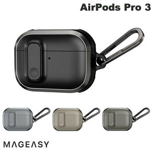 MagEasy AirPods Pro 3 Odyssey �J���r�i�t���ϏՌ��P�[�X �}�O�C�[�W�[ (Apple �C���z���P�[�X) ���b�N�t�� �C���z�������h�~ �����v�b�V���I�[�v�� �ϏՌ�