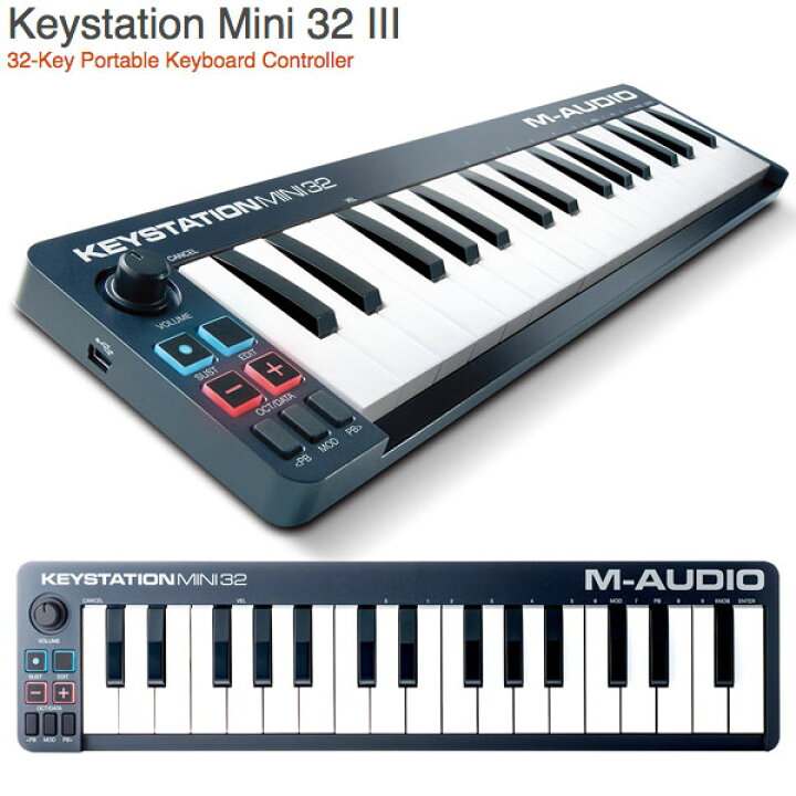 楽天市場】M-AUDIO Keystation Mini 32 MK3 USB MIDIキーボード32鍵 