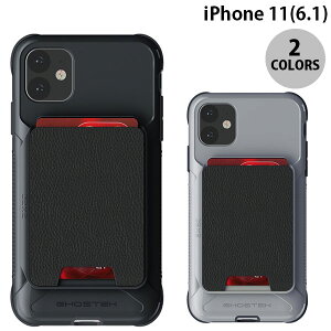 GHOSTEK iPhone 11 Exec 4 カードスロット付きケース ゴーステック (スマホケース・カバー)