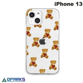 [ネコポス送料無料] Dparks iPhone 13 ソフトクリアケース ハートテディ # DS21554i13 ディーパークス (スマホケース・カバー)