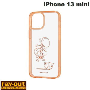 Ray Out iPhone 13 mini トムとジェリー ハイブリッドケース Charaful ジェリー # RT-WP30UC/JRM レイアウト (スマホケース・カバー)