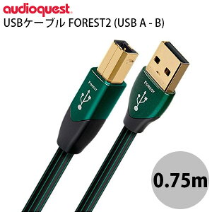 I[fBINGXg audioquest nCNIeB I[fBI USBP[u FOREST2 (USB A - B) 0.75m # USB2/FOR/0.75M I[fBINGXg (USB A - USB B P[u)