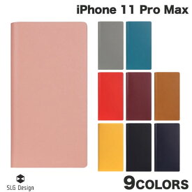 SLG Design iPhone 11 Pro Max Calf Skin Leather Diary 本革 手帳型ケース エスエルジー デザイン (スマホケース・カバー)