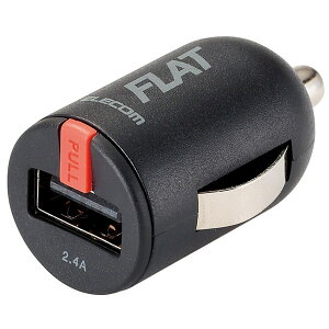 ELECOM GR VK[`[W[ USB 1|[g 2.4A RpNgԍڏ[d ubN # MPA-CCU11BK GR (J[`[W[ VK[\Pbg ԍڏ[d)